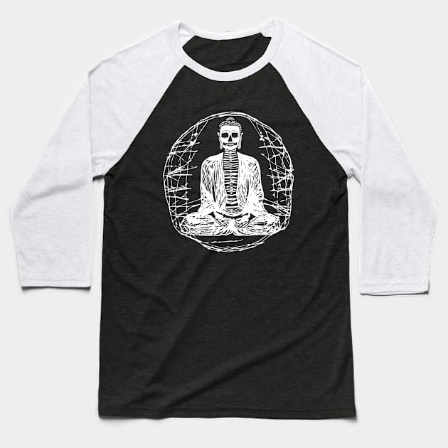 Buddha Baseball T-Shirt by norteco